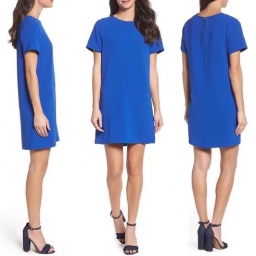 Felicity and coco blue shift dress - S